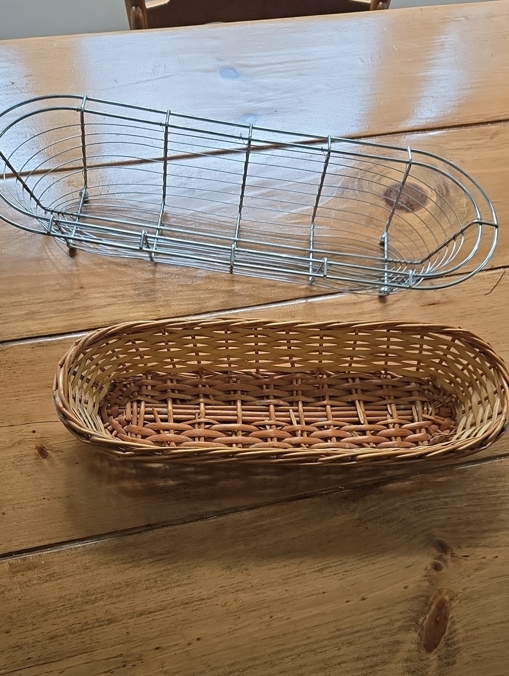 Woven Natural Rattan Bread Basket - Home Accents